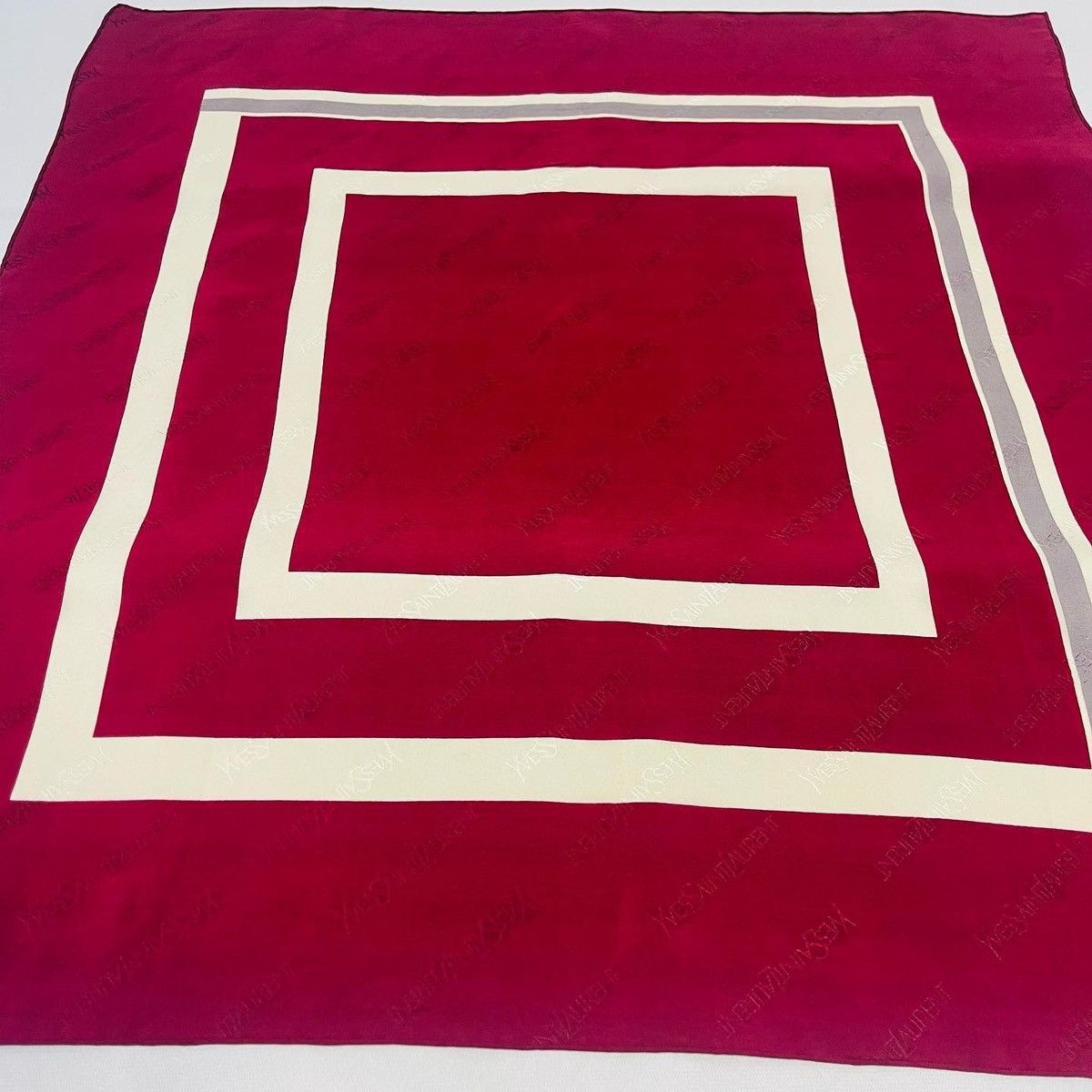Vintage × Yves Saint Laurent YVES SAINT LAURENT SILK BANDANA NECKERCHIEF SCARF Size ONE SIZE - 1 Thumbnail