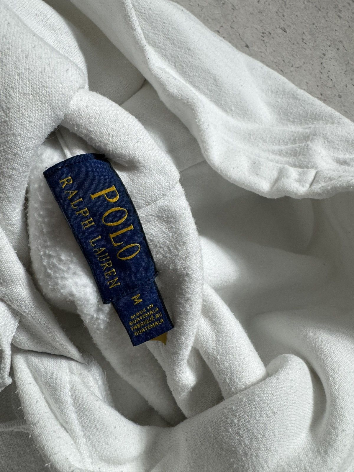 Polo Ralph Lauren Polo Ralph Lauren Bear Big Logo White Hoodie PRL Size M Size US M / EU 48-50 / 2 - 7 Thumbnail