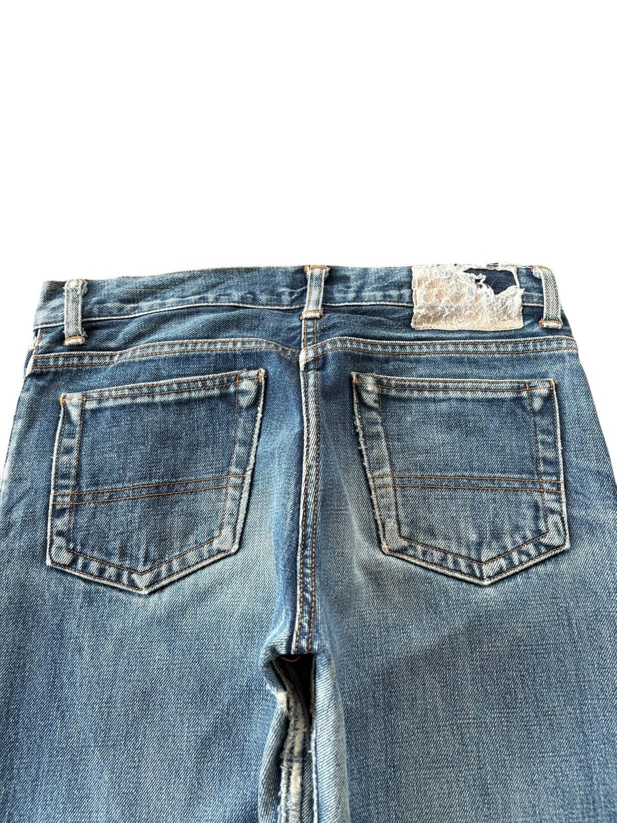 Paul Smith Vintage Paul Smith Faded Wash Loose Selvedge Jeans Size 29" - 4 Thumbnail