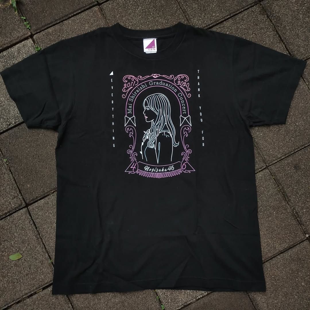 Band Tees Nogizaka46 Mai Shiraishi Graduation Concert Brand New Tee Size US M / EU 48-50 / 2 - 1 Thumbnail
