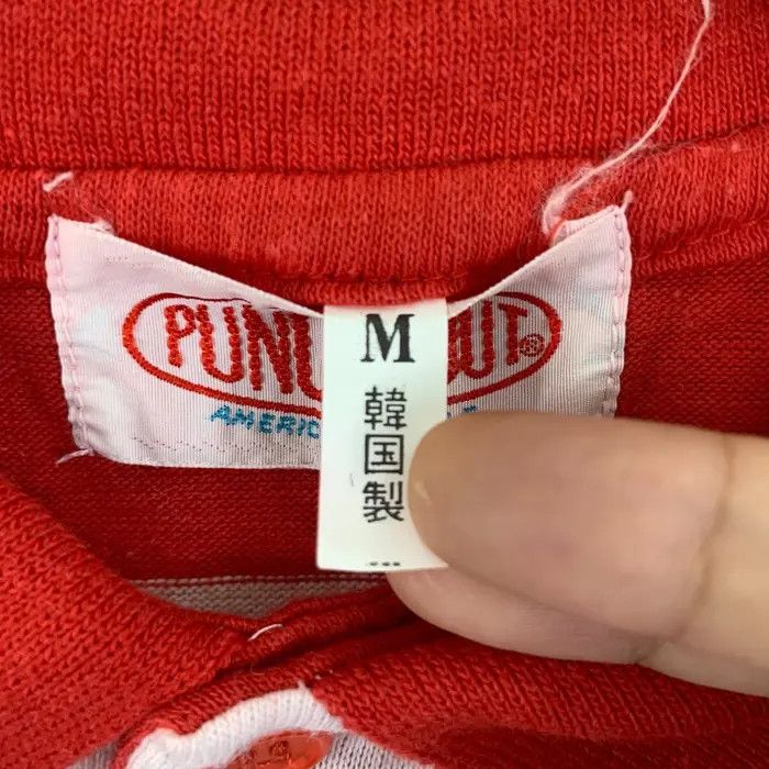Vintage Vintage PUNCH OUT AMERICAN Style Striped Baggy Polo Size US M / EU 48-50 / 2 - 6 Thumbnail