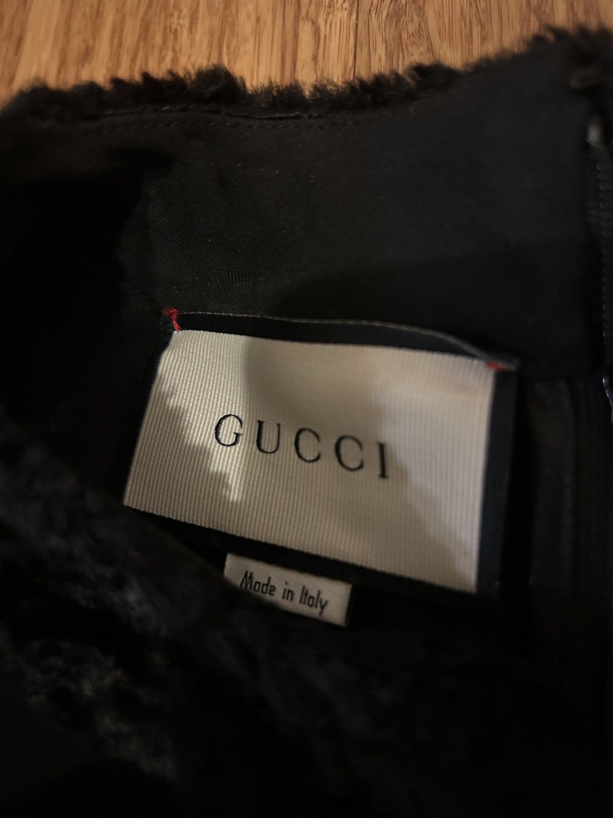 Gucci Gucci Black Tiger Head Buttons Faux Fur Dress Size S Size S / US 4 / IT 40 - 3 Thumbnail