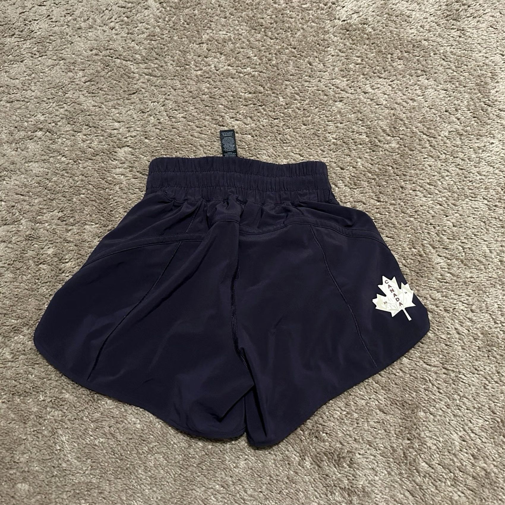 Lululemon Lululemon Track That Short 0 Lined Team Canada Olympics Performance Purple Women Size 25" / US 0 / IT 36 - 4 Thumbnail