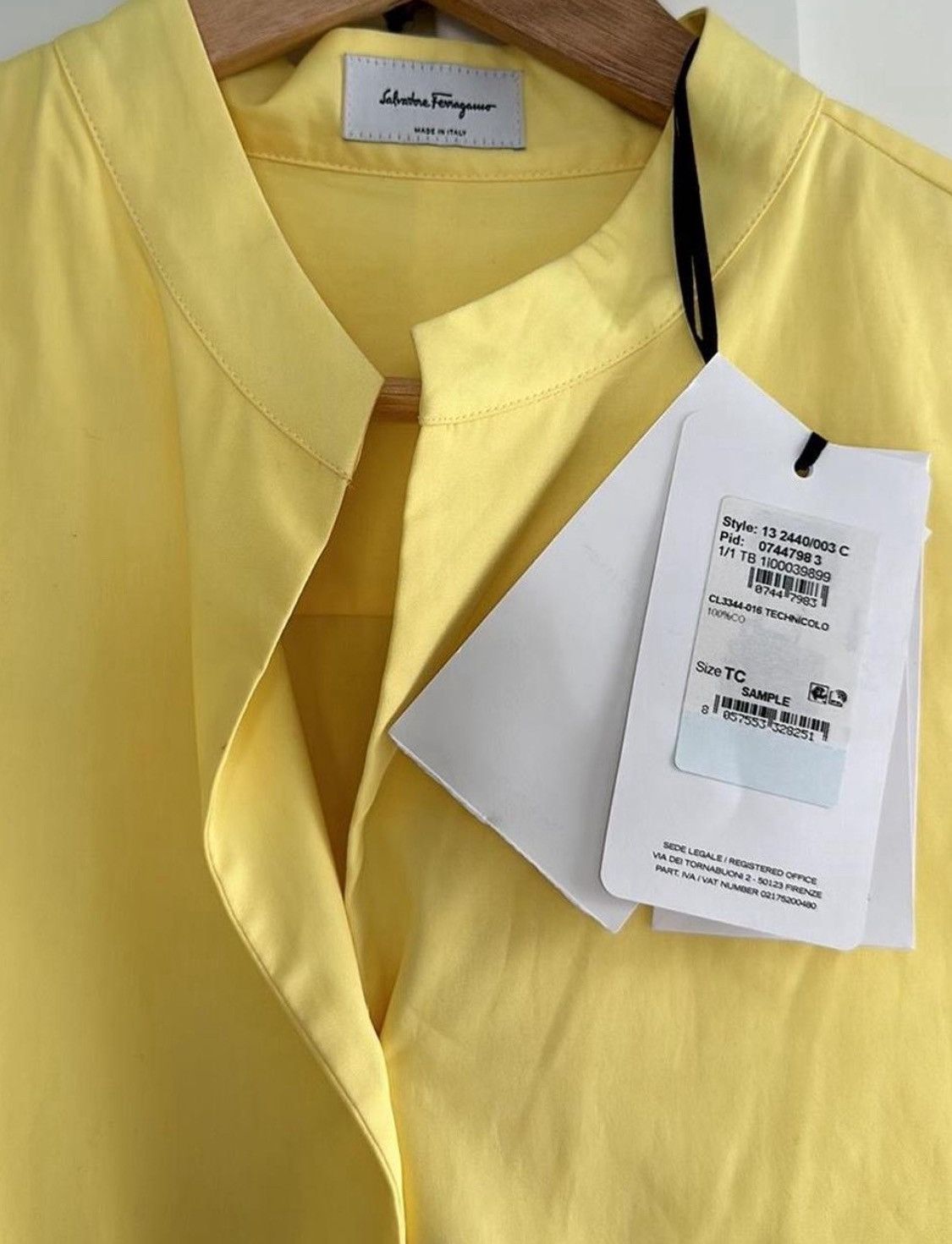 Salvatore Ferragamo Ferragamo shirt long sleeve Sample Size US M / EU 48-50 / 2 - 2 Thumbnail