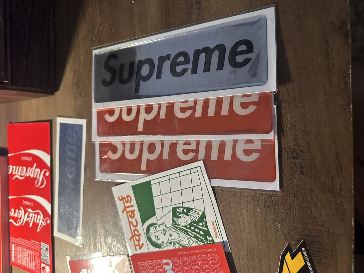 Supreme Supreme Stickers from Various Seaons Size ONE SIZE - 5 Thumbnail