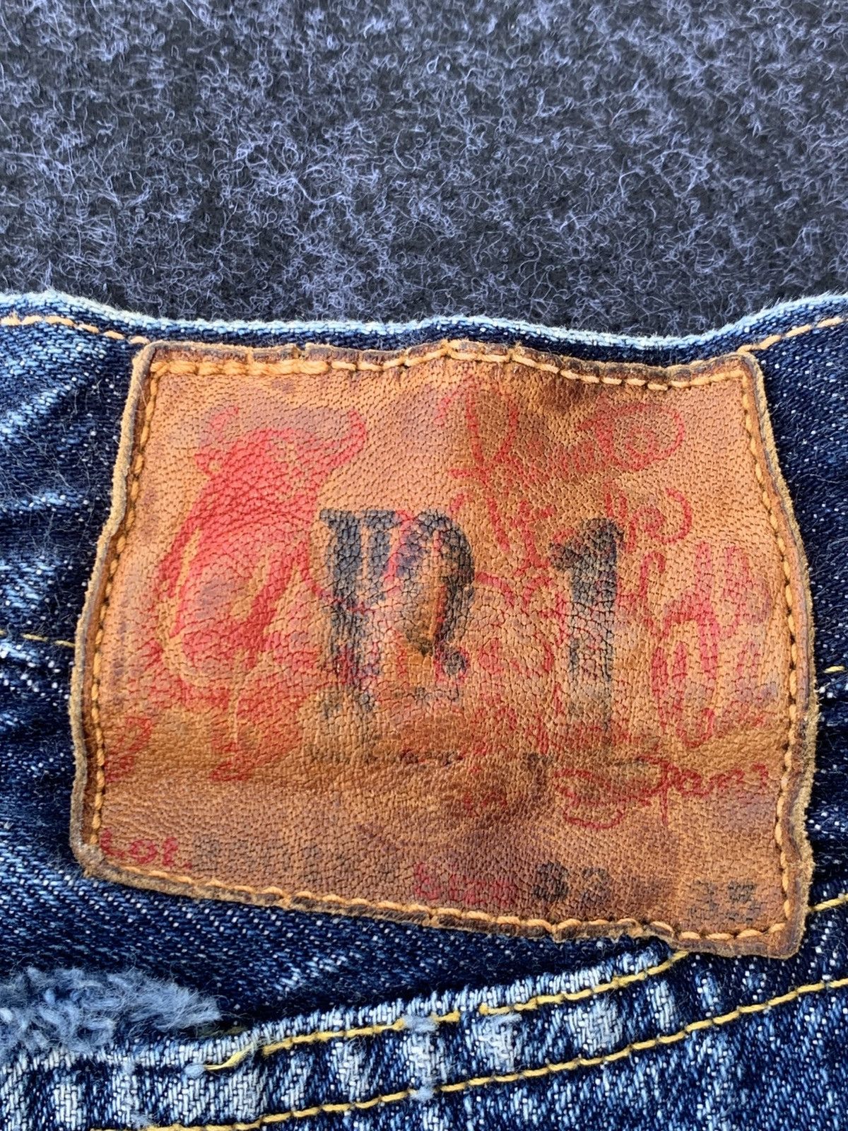 Evisu Vintage Evis selvedge No1 (old name before evisu). Size US 28 / EU 44 - 4 Thumbnail