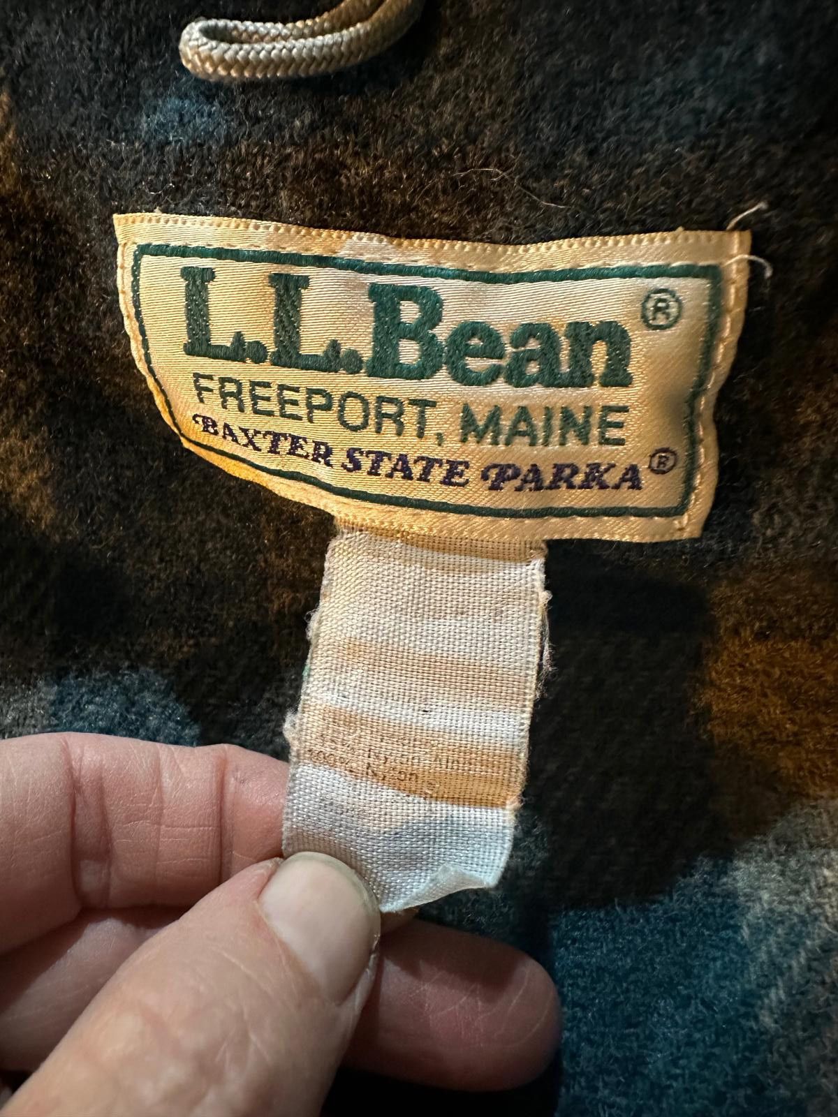 L.L. Bean Vintage L.L. Bean Baxter State Parka Wool Lined Teal USA Size S / US 4 / IT 40 - 4 Thumbnail