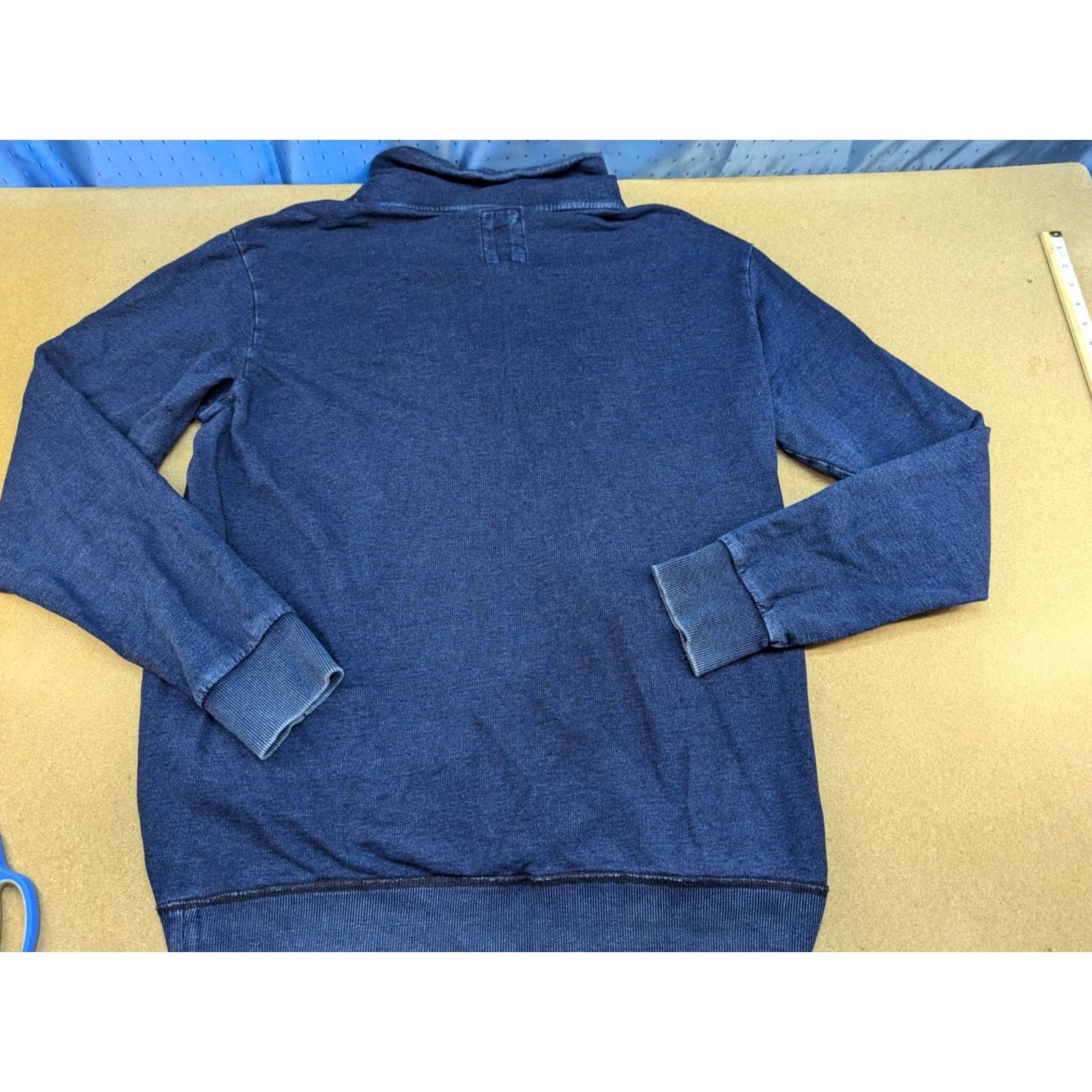 G-Star G-Star Raw Omaros Aero Mens Sweater XL Denim Blue Indigo Turtle Neck Cotton Pullover Casual Mens XL Denim Blue Indigo Cotton Pullover Turtle Neck Size US XL / EU 56 / 4 - 2 Thumbnail