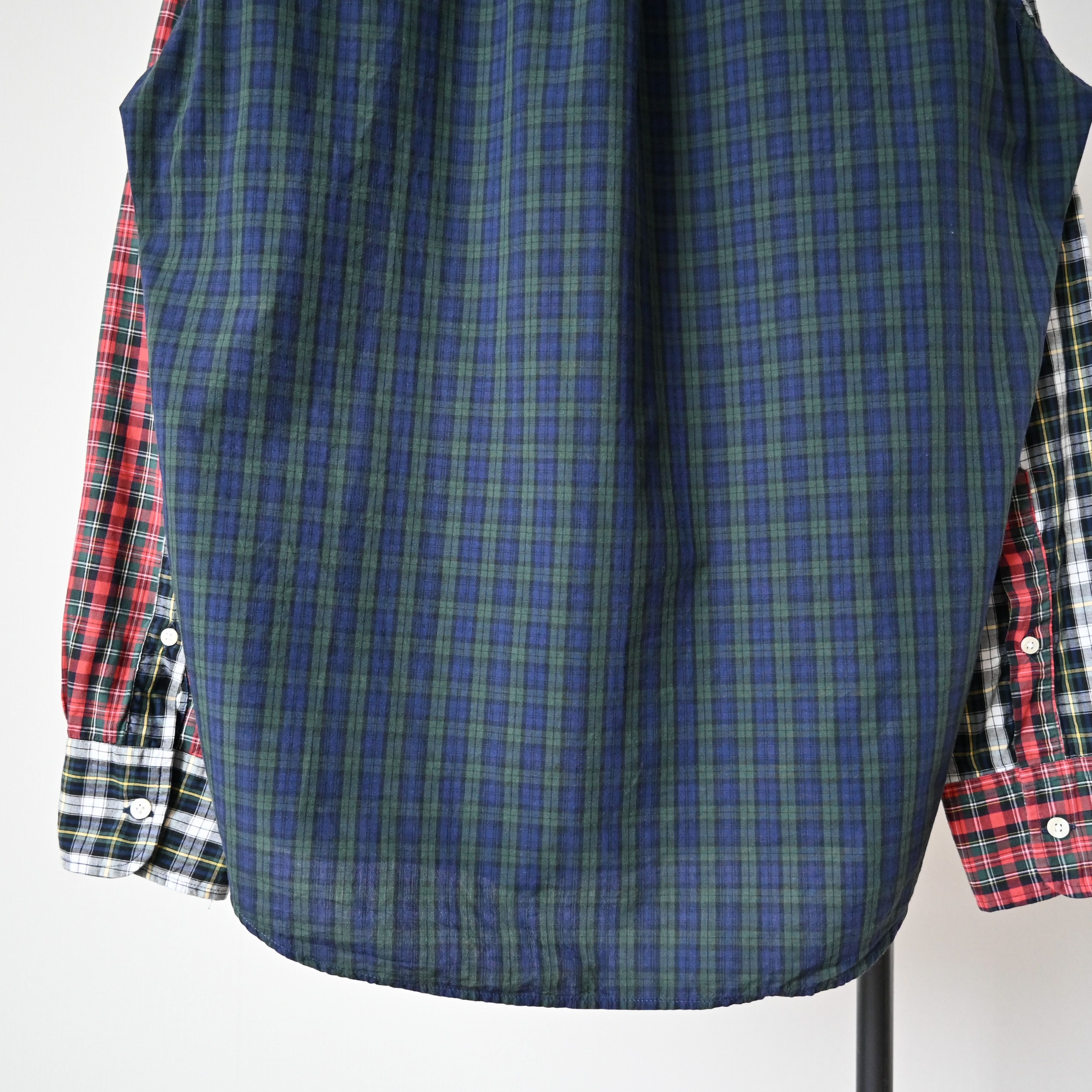 Vintage VTG 2000s KEATON CHASE crazy plaid BD shirt made in USA Size US S / EU 44-46 / 1 - 4 Thumbnail