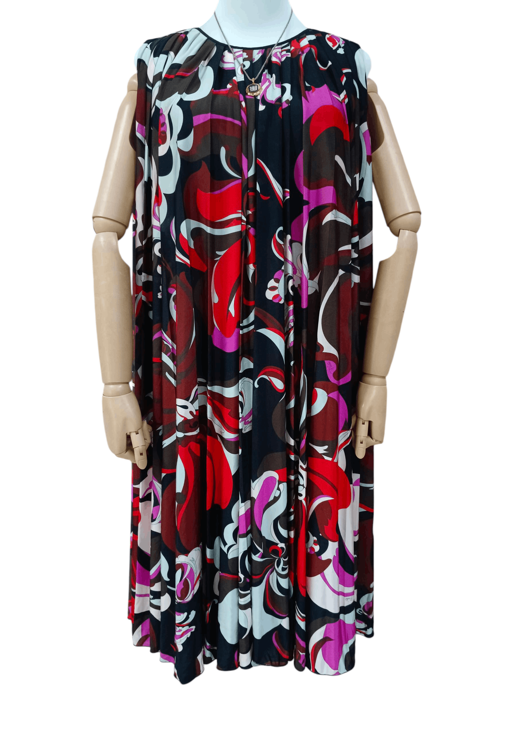 Emilio Pucci EMILIO PUCCI MID VISCOSE DRESS Size L / US 10 / IT 46 - 1 Thumbnail