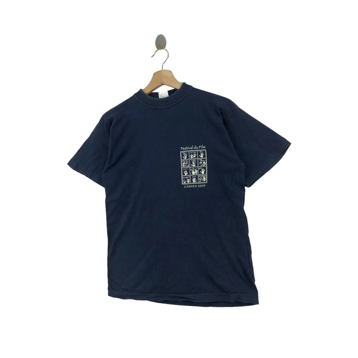 Vintage Vtg 2003 CANNES FILM FESTIVAL Palme D’or Movie Tee Shirt Size S / US 4 / IT 40 - 2 Thumbnail