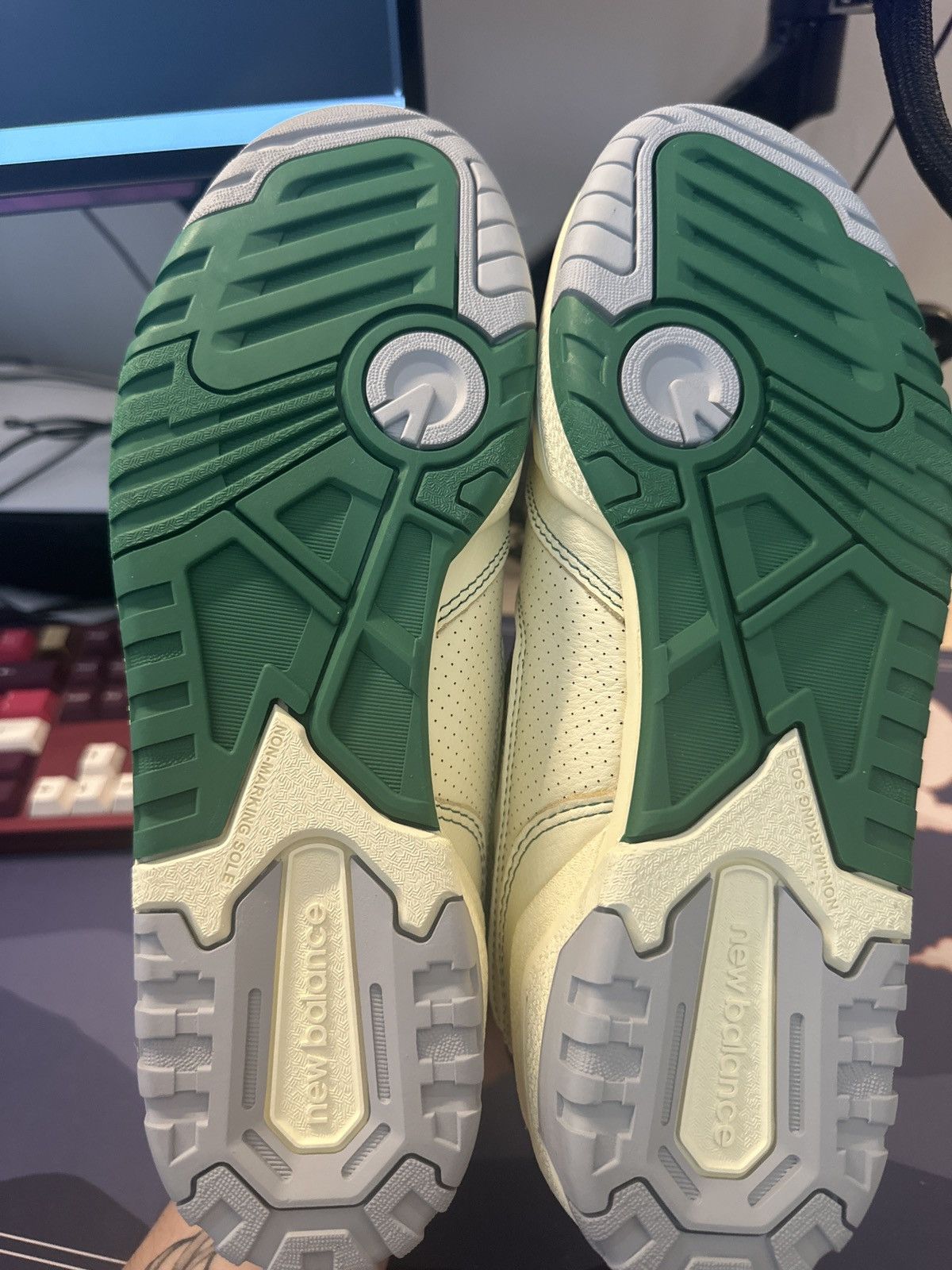 New Balance ALD x New Balance 550 Yellow Green Size US 8.5 / EU 41-42 - 3 Thumbnail