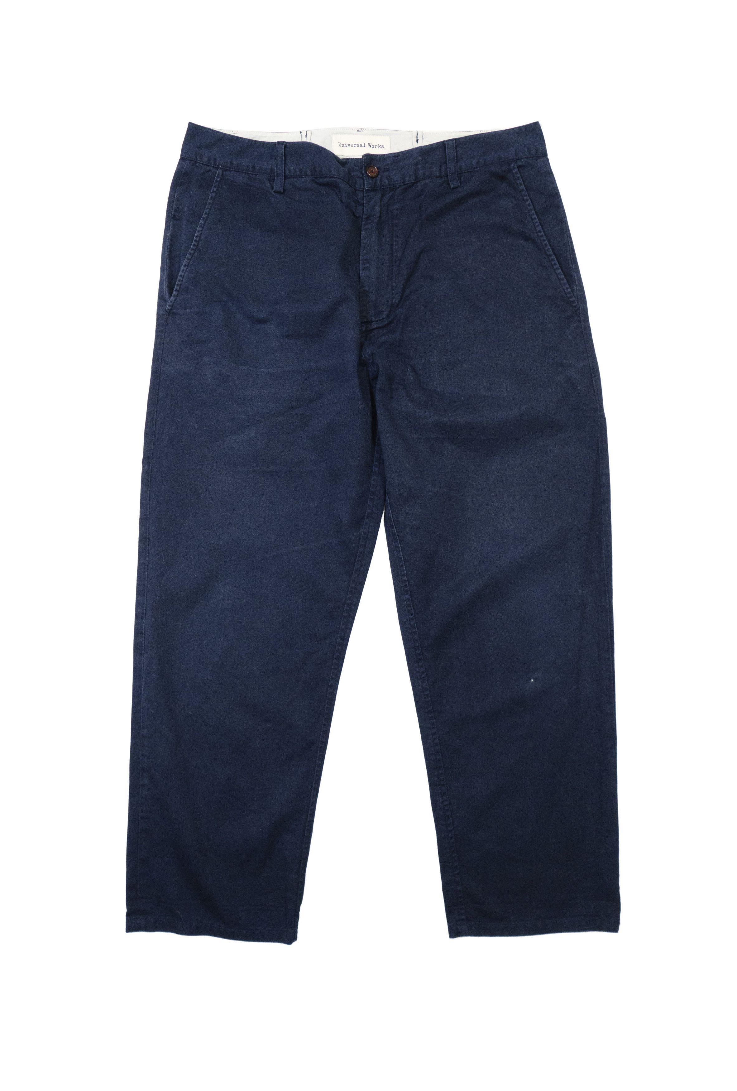 Universal Works Military Chino Cropped Pants Loose Tapered Size US 32 / EU 48 - 1 Thumbnail