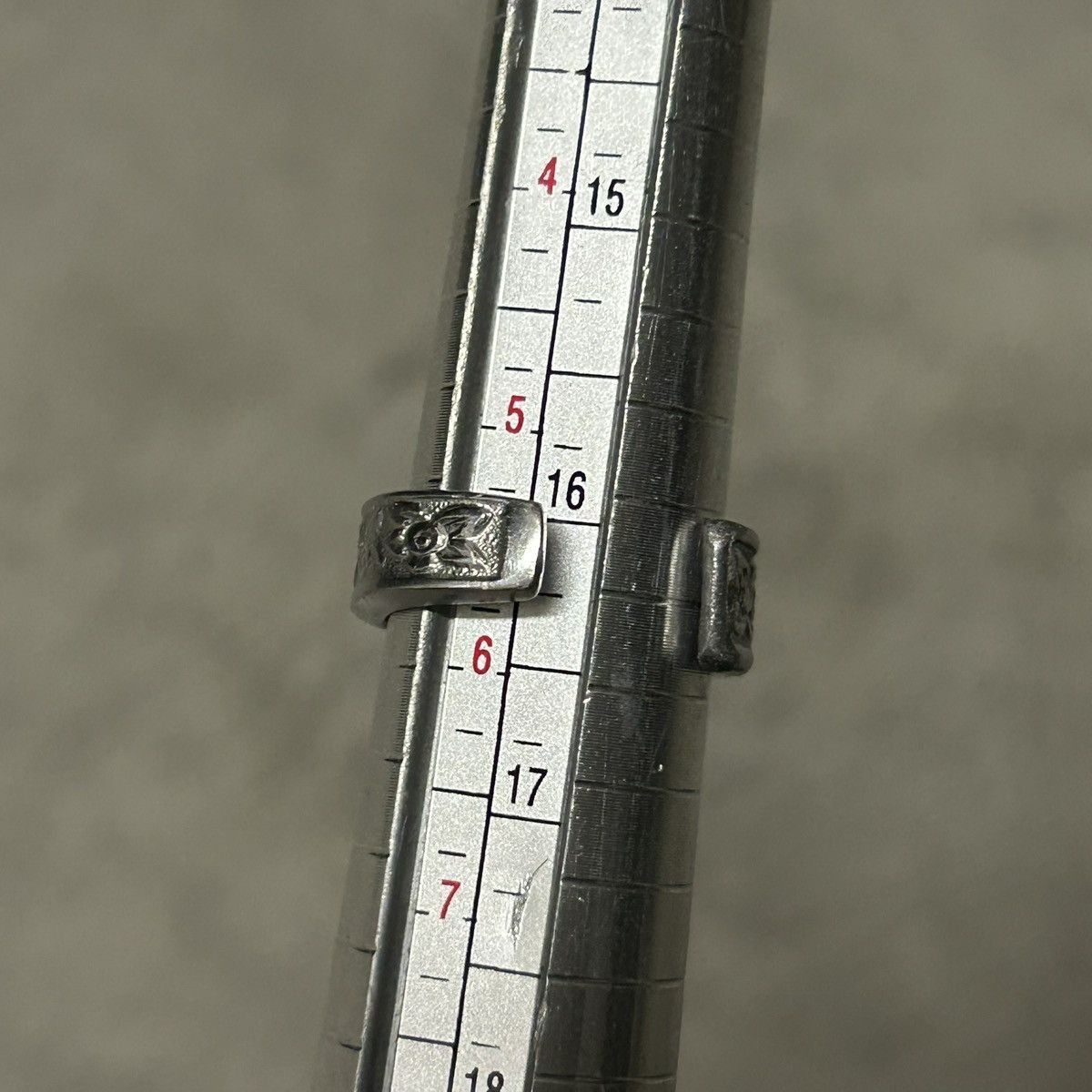 Vintage Y2K Plant Custom Silver Ring Size ONE SIZE - 4 Thumbnail