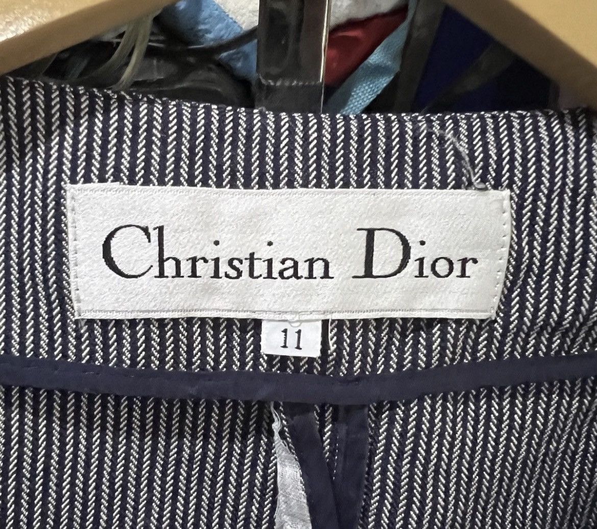 Christian Dior Monsieur 🔥Vintage Christian Dior Button Up Cropped Shirt Size S / US 4 / IT 40 - 9 Thumbnail