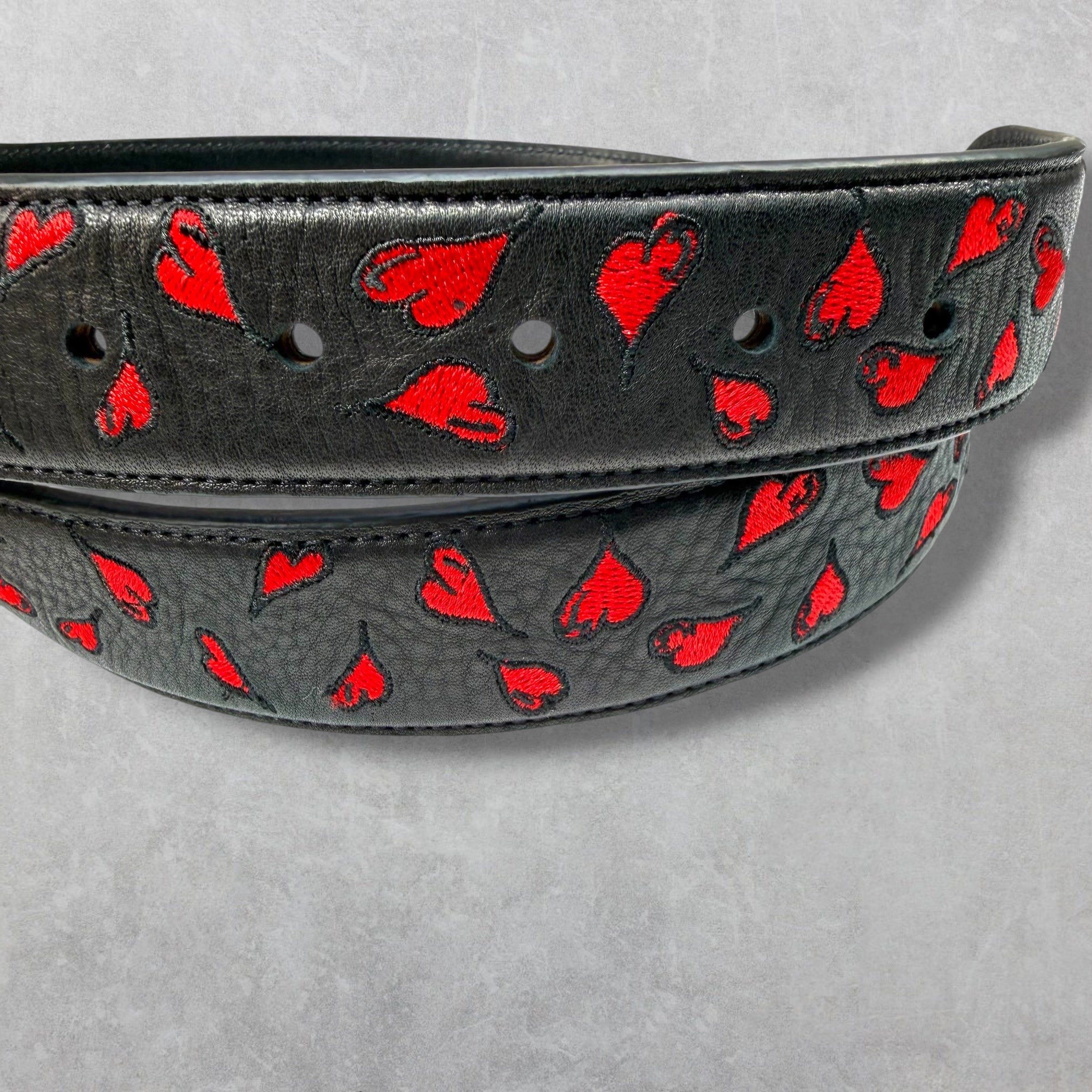 Matty Boy Matty Boy Anti Promo 99 Eyes Heart Belt 32 Size 32 - 3 Thumbnail