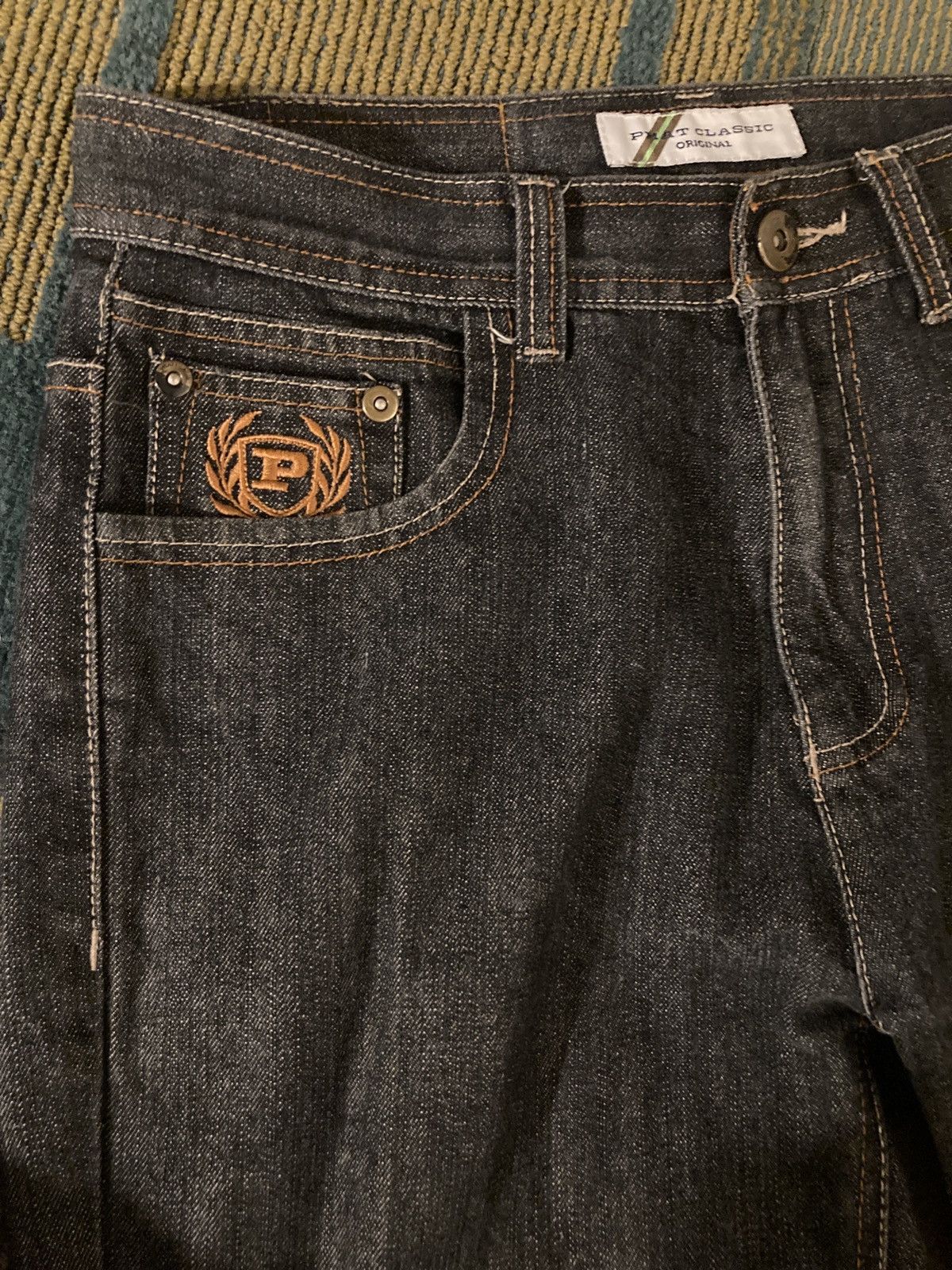 Phat Farm × Vintage VTG Phat Farm Y2K baggy denim 32x34 Size US 32 / EU 48 - 3 Thumbnail