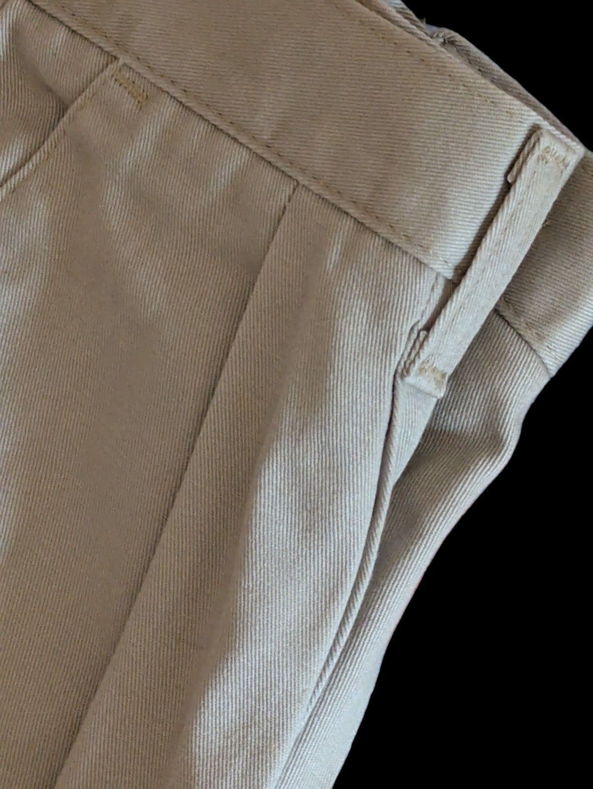 Wrangler Wrangler Riata Khaki Pants Mens 34x30 Beige Cotton 3 Pockets Size US 34 / EU 50 - 4 Thumbnail