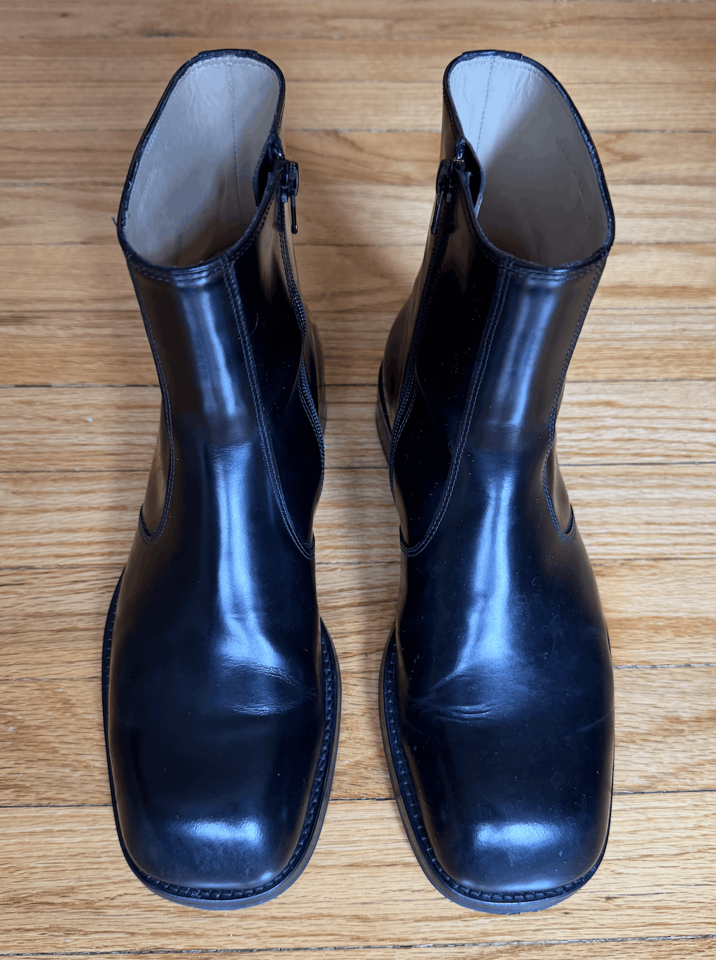 Lemaire ZIPPED BOOTS IN LEATHER Size US 8 / EU 41 - 1 Thumbnail