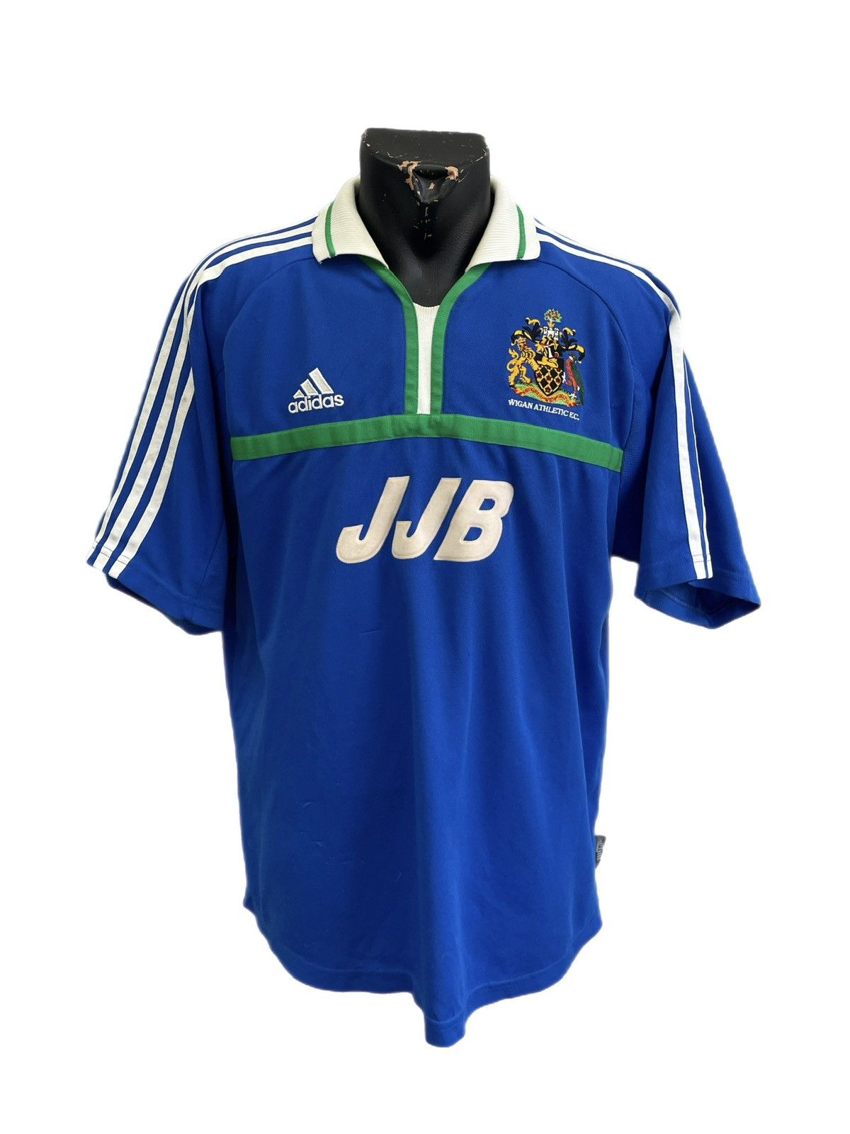 Adidas Adidas blue football jersey vintage 2002 home kit y2k rare Size US L / EU 52-54 / 3 - 1 Thumbnail