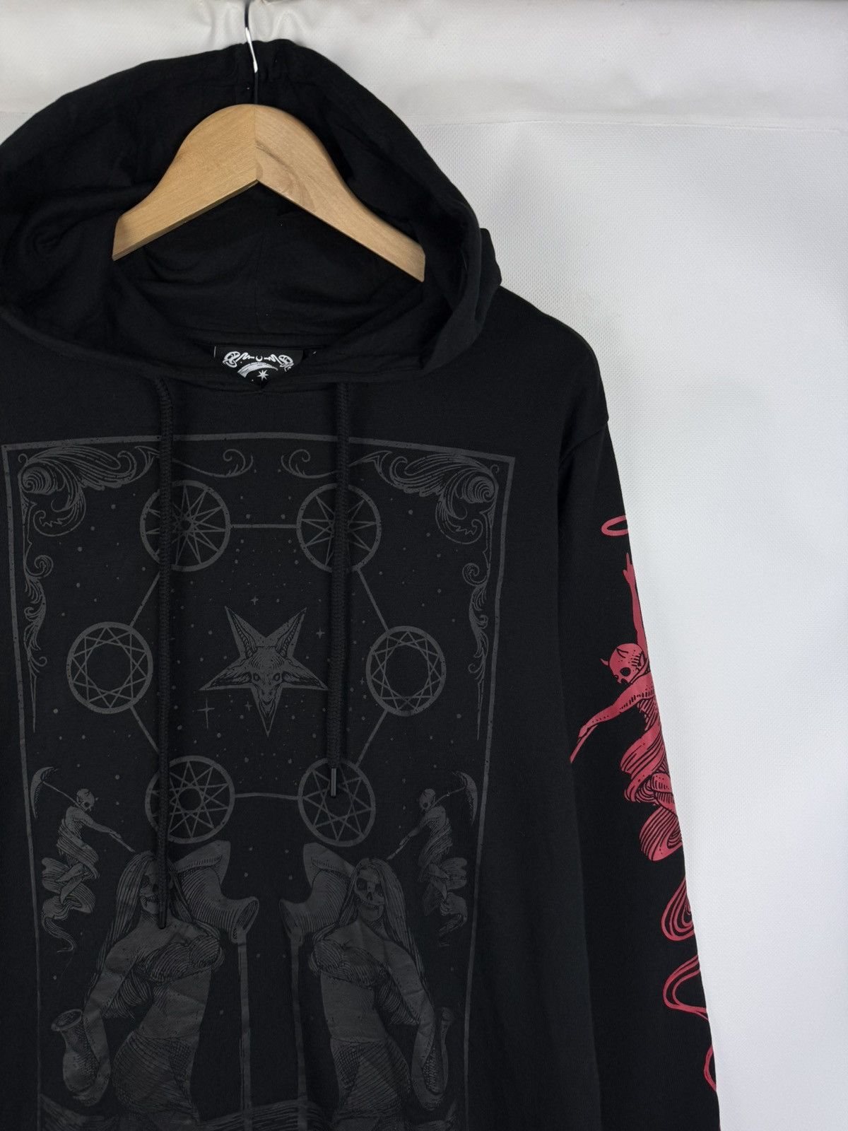 Killstar Killstar Men’s Gothic Big Logo Hoodie Pullover Size L Size US L / EU 52-54 / 3 - 5 Thumbnail