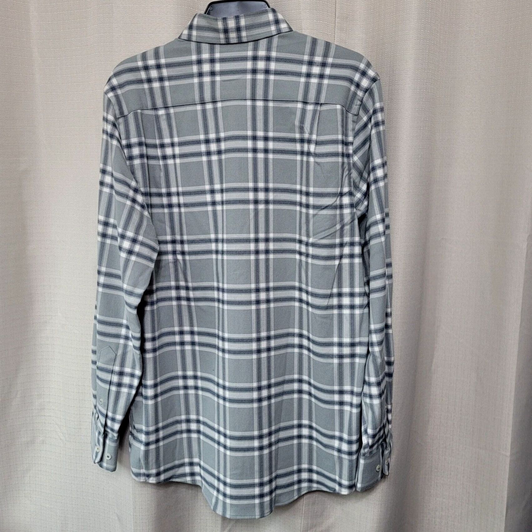 Southern Tide Sport Shirt Men's Size S Plaid Intercoastal Char Steel Gray NWT