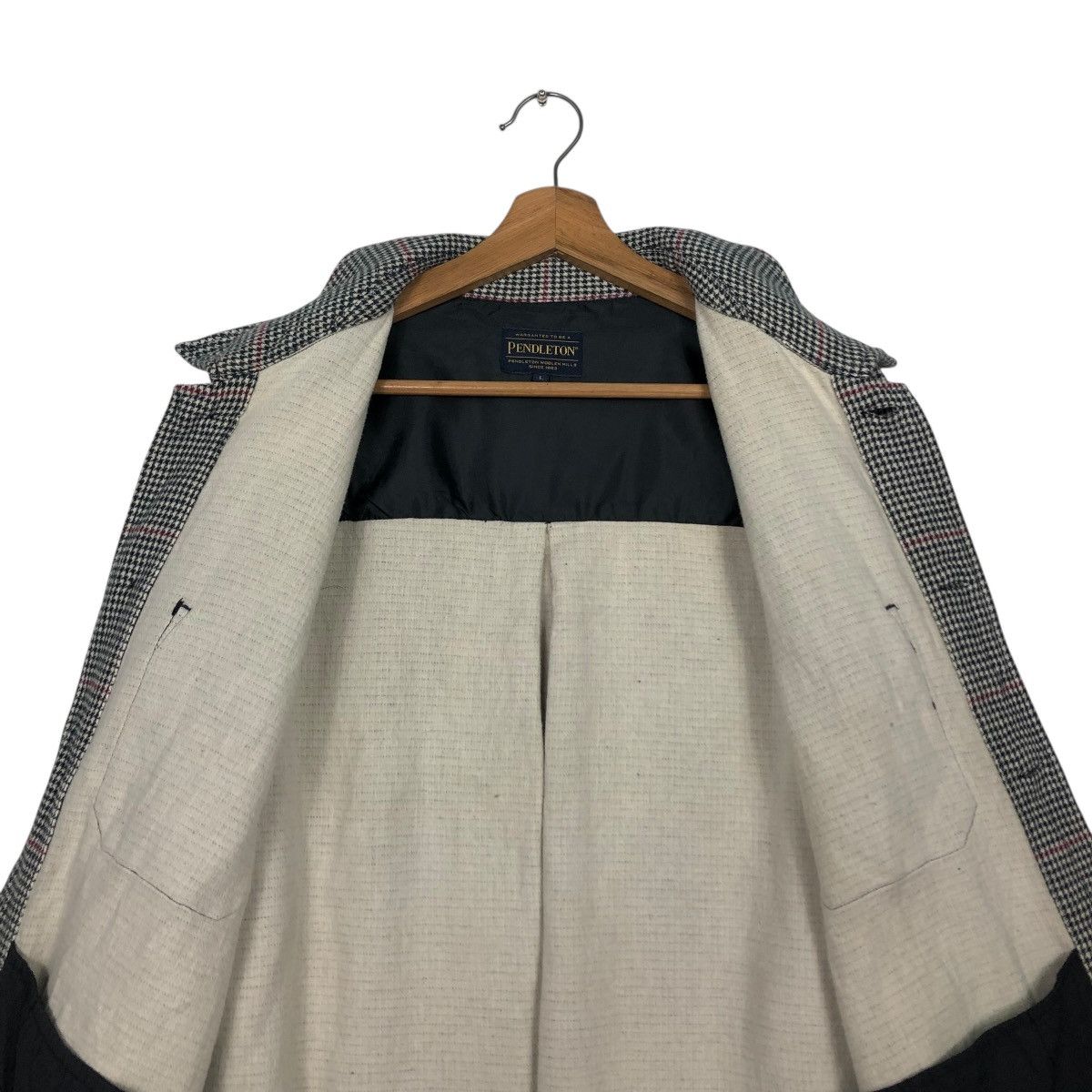 Pendleton 🔥VINTAGE CHORE WORK BUTTON JACKET PENDLETON TARTAN DESIGN Size US L / EU 52-54 / 3 - 16 Thumbnail