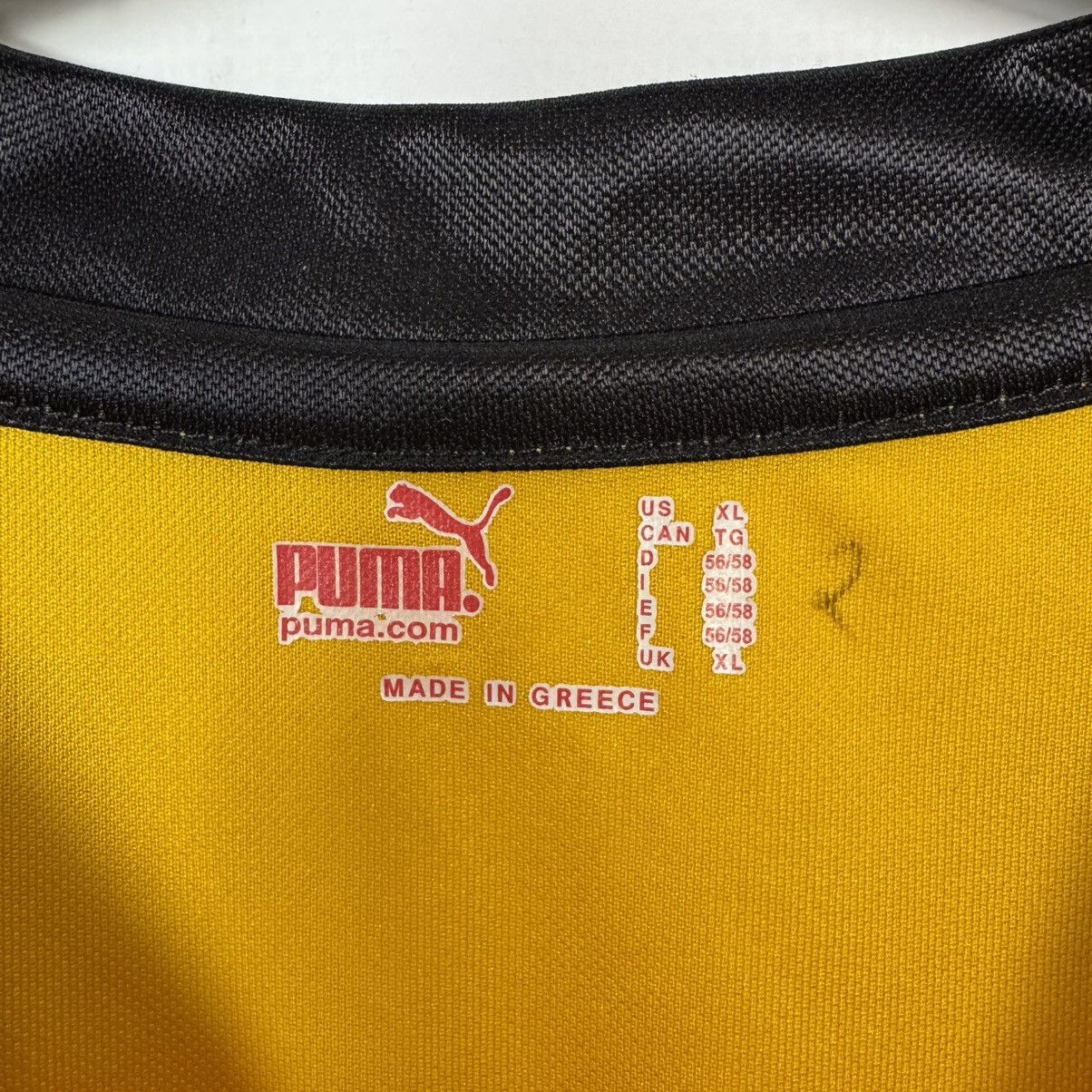 Puma AEK ATHENS 2007 2008 HOME FOOTBALL SHIRT SOCCER JERSEY PUMA Size US XL / EU 56 / 4 - 3 Thumbnail