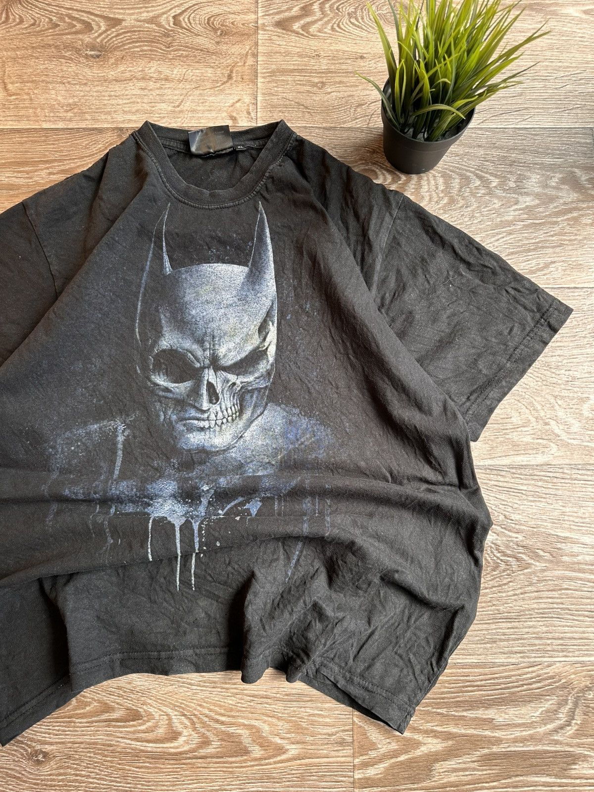Affliction 🔥 RARE Batman Skull Gothic Punk T Shirt DC Comics Ed Hardy Size US XL / EU 56 / 4 - 3 Thumbnail