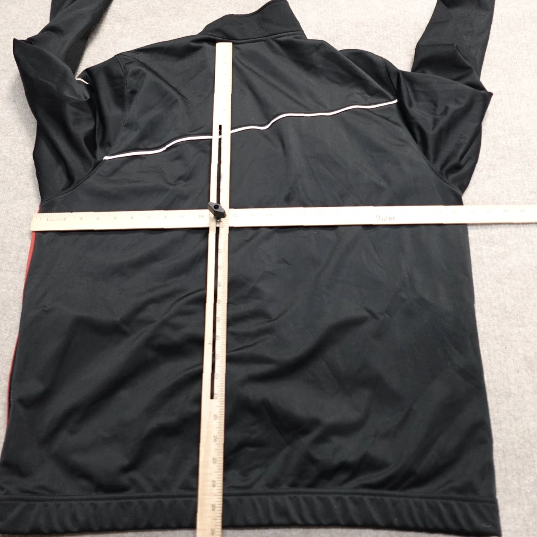 Nike VINTAGE Nike Elite Jacket Track Jacket 2XL Men Red Black - Nike Elite Running & Jogging Zip Short Sleeve? Size US XXL / EU 58 / 5 - 6 Thumbnail