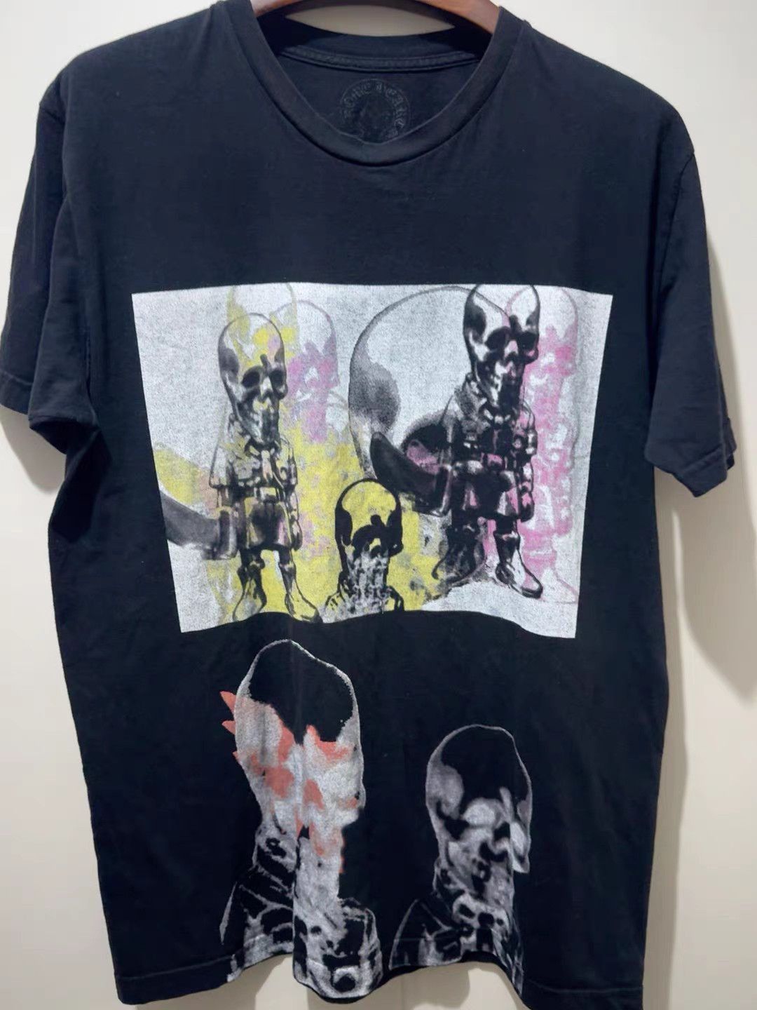 Chrome Hearts Black Skull Graphic Short Sleeve T-Shirt Size US XL / EU 56 / 4 - 1 Thumbnail