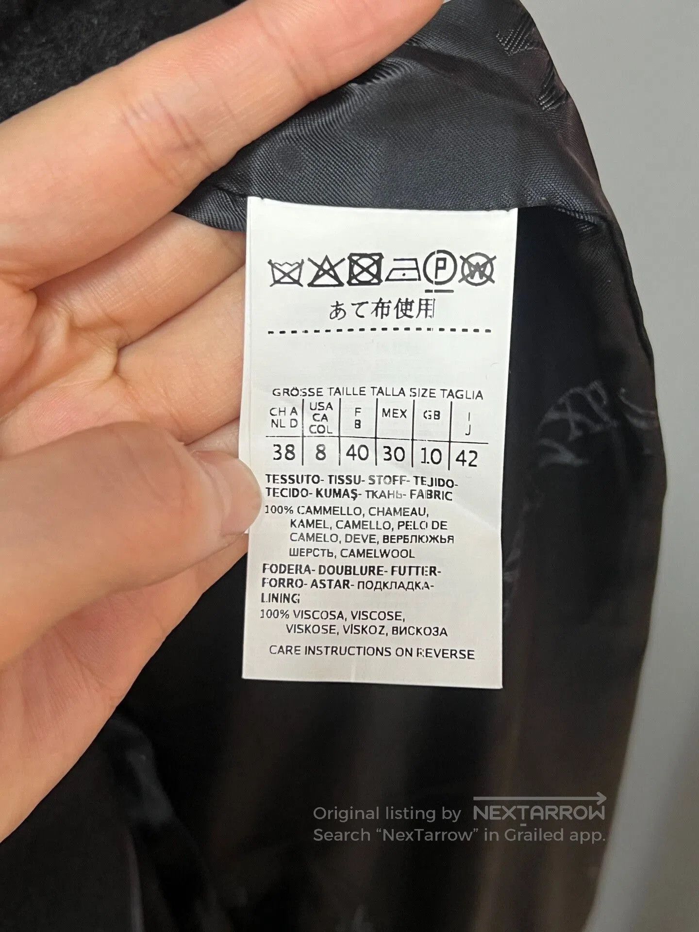 Max Mara Maxmara Black Textured Coat Size 38. Size M / US 6-8 / IT 42-44 - 4 Thumbnail