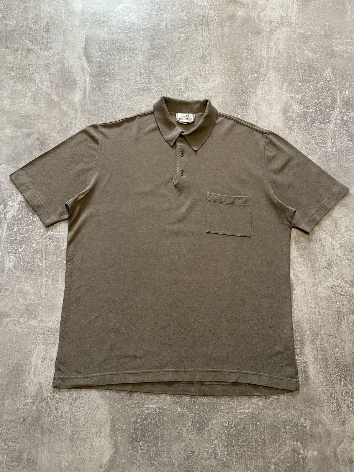 Hermes Vintage Hemes Polo Shirt Size US XXL / EU 58 / 5 - 1 Thumbnail