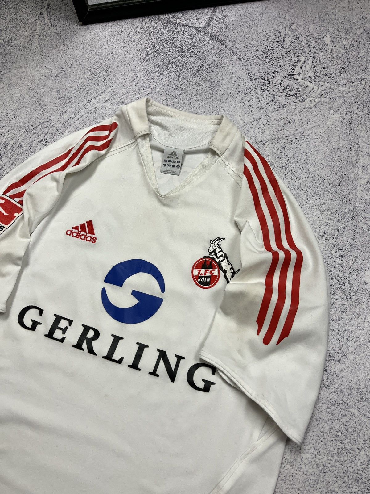 Adidas Adidas FC Koln 2005/2006 #20 Podolski Home Soccer Jersey Kit Size US L / EU 52-54 / 3 - 6 Thumbnail