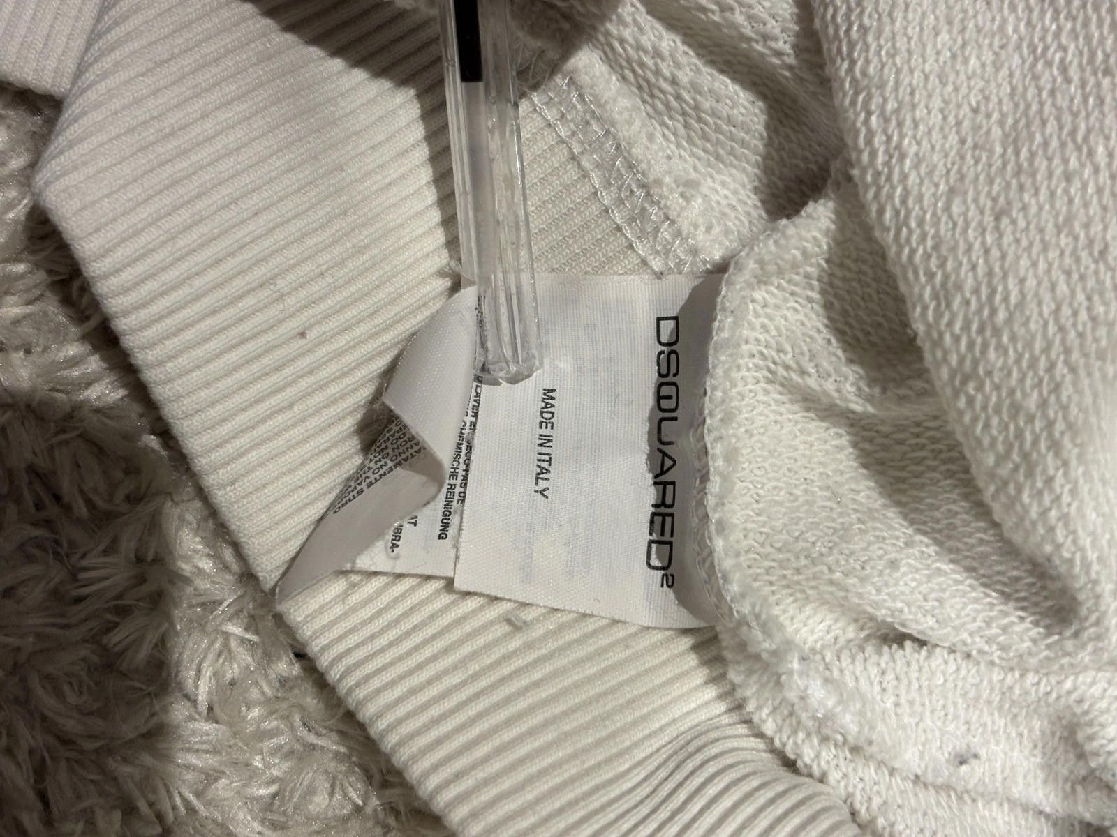 Dsquared2 Dsquared2 - White Printed Crewneck Sweatshirt Size US M / EU 48-50 / 2 - 6 Thumbnail