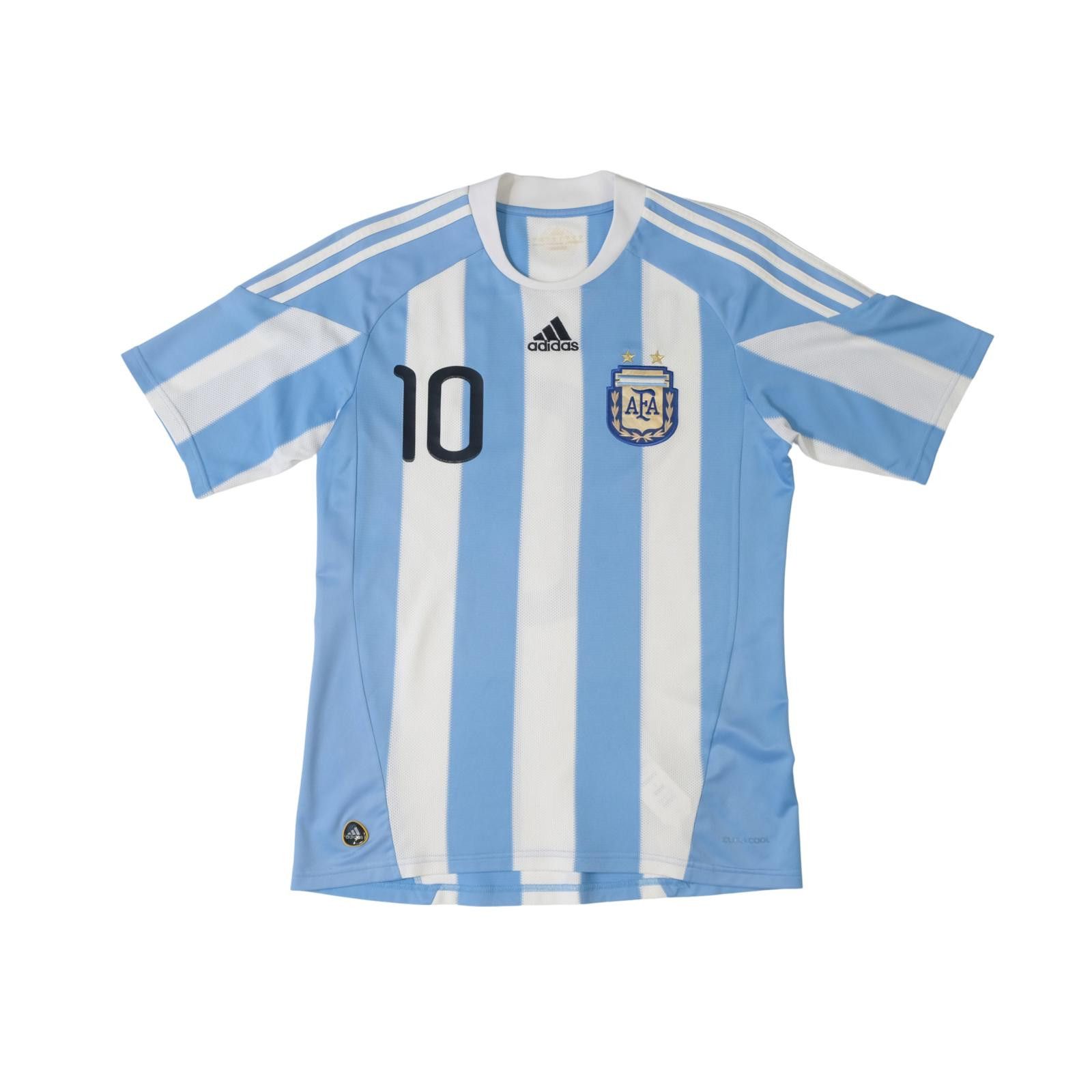 Adidas 2010/11 Argentina Home Shirt Messi (S) Size US S / EU 44-46 / 1 - 2 Thumbnail