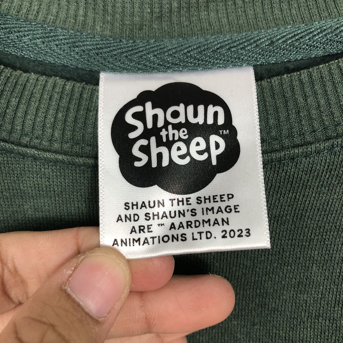 Cartoon Network 📌Vintage Sweatshirt Shaun The Sheep Big Logo Design Size US L / EU 52-54 / 3 - 15 Thumbnail