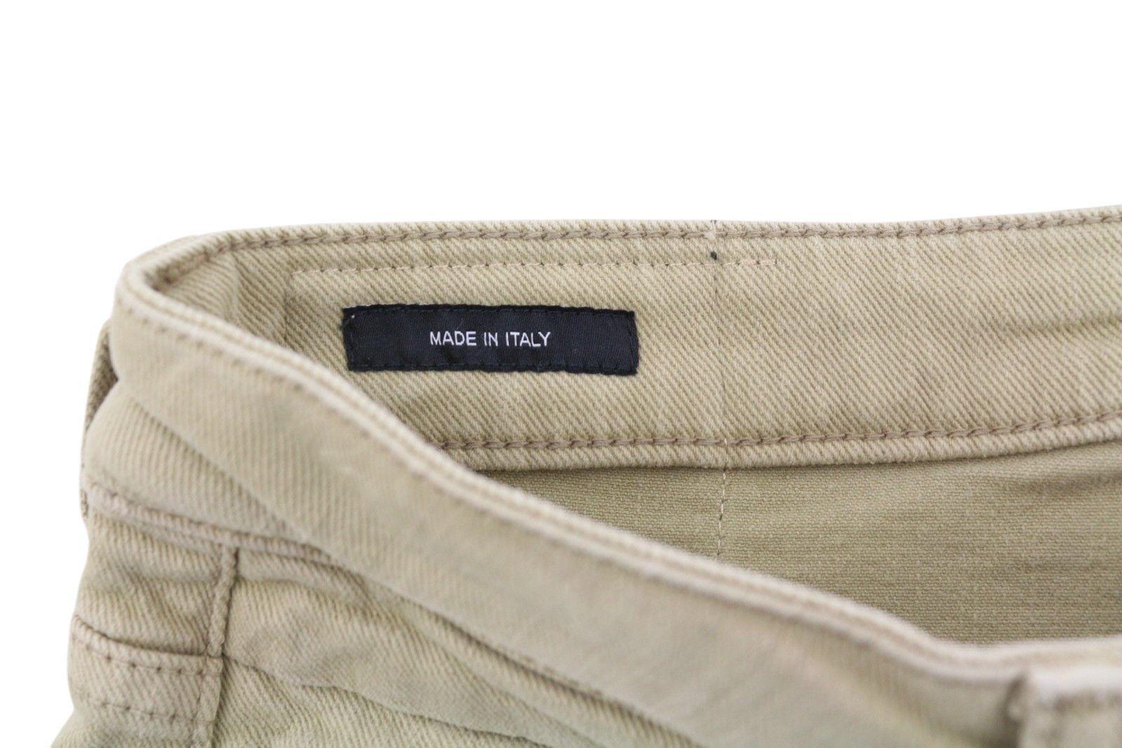 R13 W28 Beige Stretch Cropped Ankle Zip Jeans 88828 Size 28" / US 6 / IT 42 - 7 Thumbnail