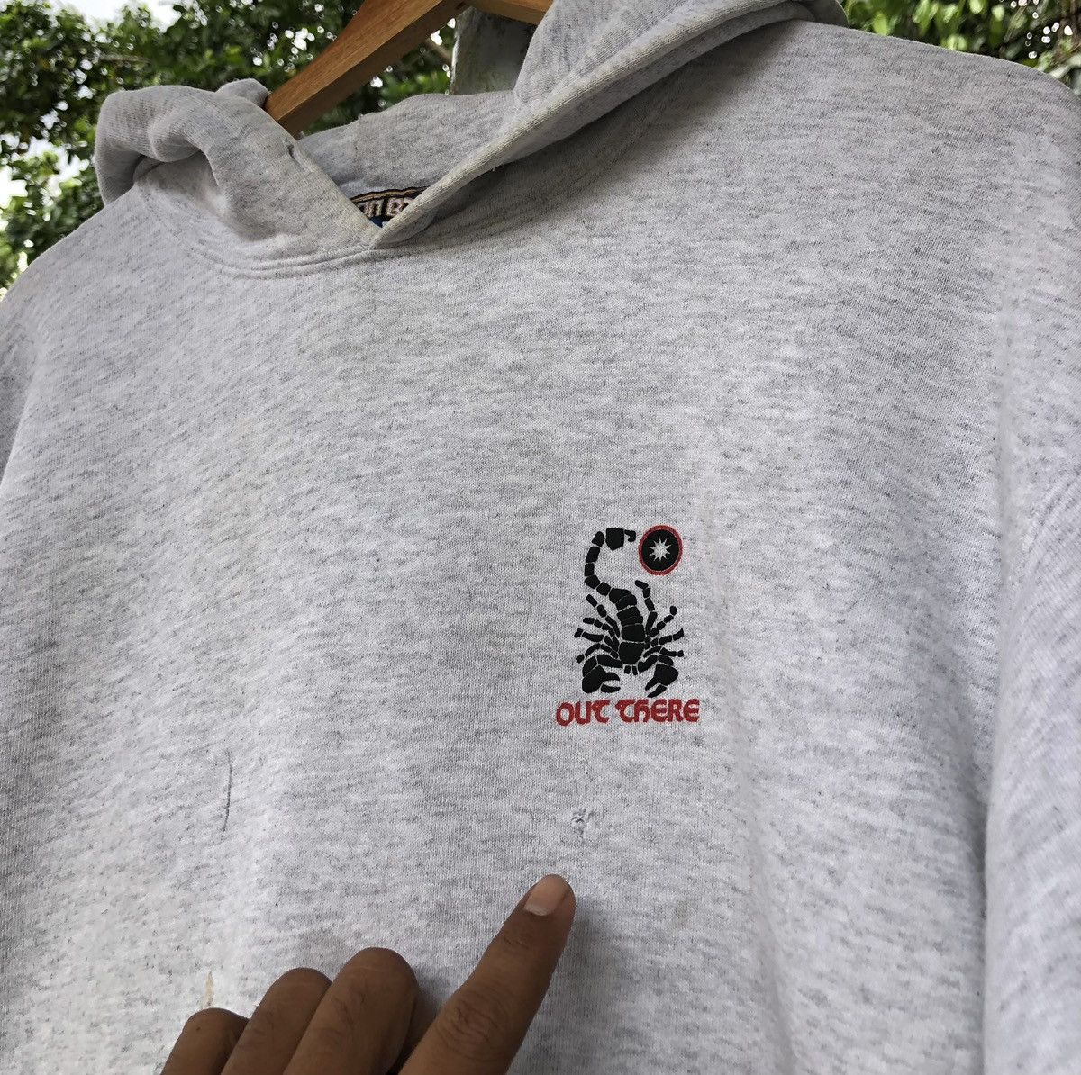 Vintage Vintage 90s Scorpion Sweatshirt Hoodie Size US M / EU 48-50 / 2 - 5 Thumbnail