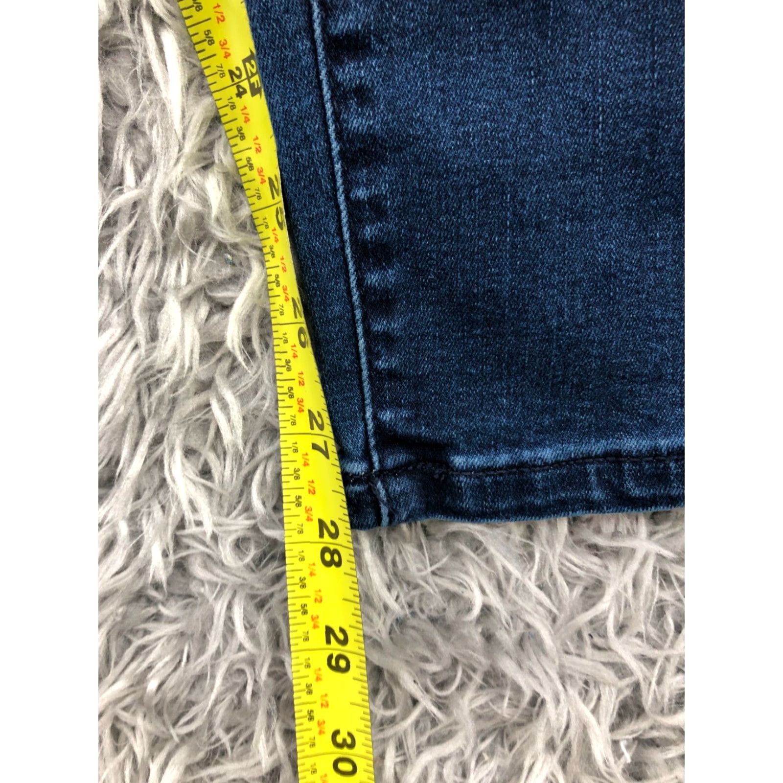 Garage Garage Jeans Size 3 Juniors Womens Medium Wash Blue Skinny - 5-Pocket Denim Regular Rise Mid 29in Inseam Cotton Button Zipper Logo Belt Loops Size 26" / US 2 / IT 38 - 3 Thumbnail