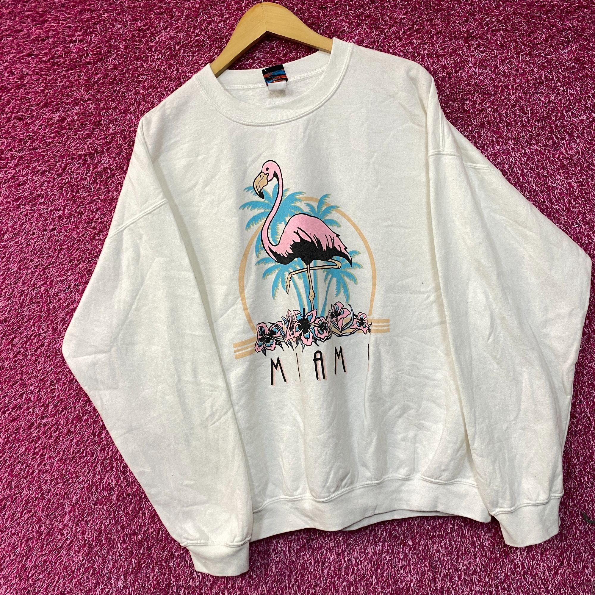 Junk Food Junk Food Miami Flamingo Crewneck Sweatshirt Large Size US L / EU 52-54 / 3 - 3 Thumbnail