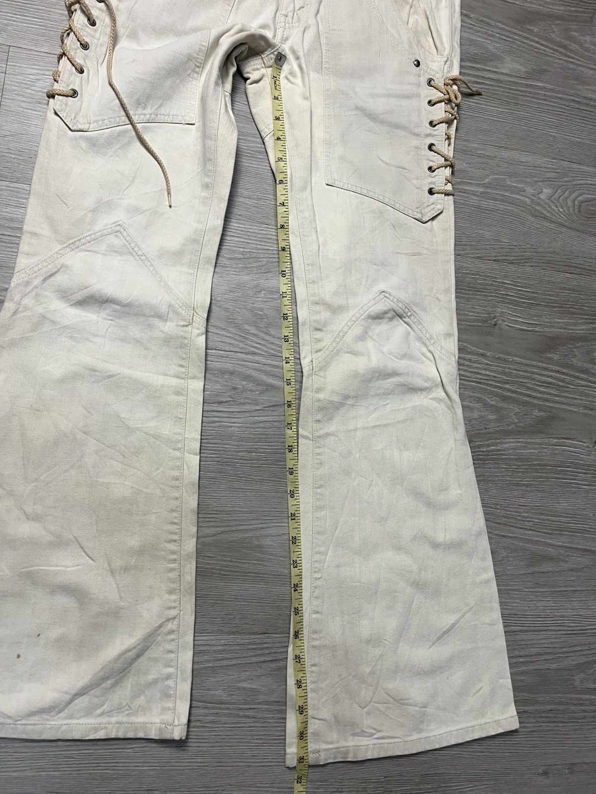 Tornado Mart 2000’s Tornado Mart Flared Lace Pants Size US 32 / EU 48 - 14 Thumbnail