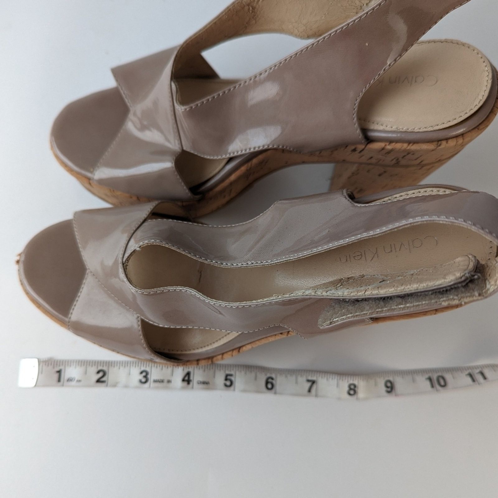 Calvin Klein Calvin Klein Platform Cork Heels -7.5/8 Size US 7.5 / IT 37.5 - 8 Thumbnail
