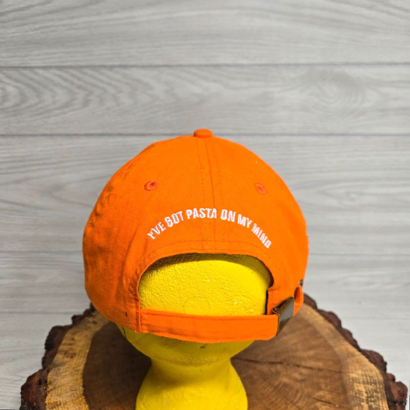 Bally PASTARIA Hat Ball Cap Adjustable Adult Orange Embroidered Italian Big X Unisex Adults Baseball Cap Logo Pasta Italian Restaurant St. Louis Missouri Size ONE SIZE - 3 Thumbnail