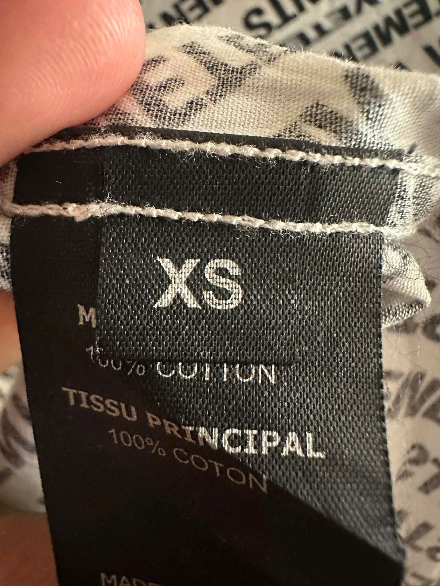 Vetements SHIRT VETEMENS Size US M / EU 48-50 / 2 - 6 Thumbnail