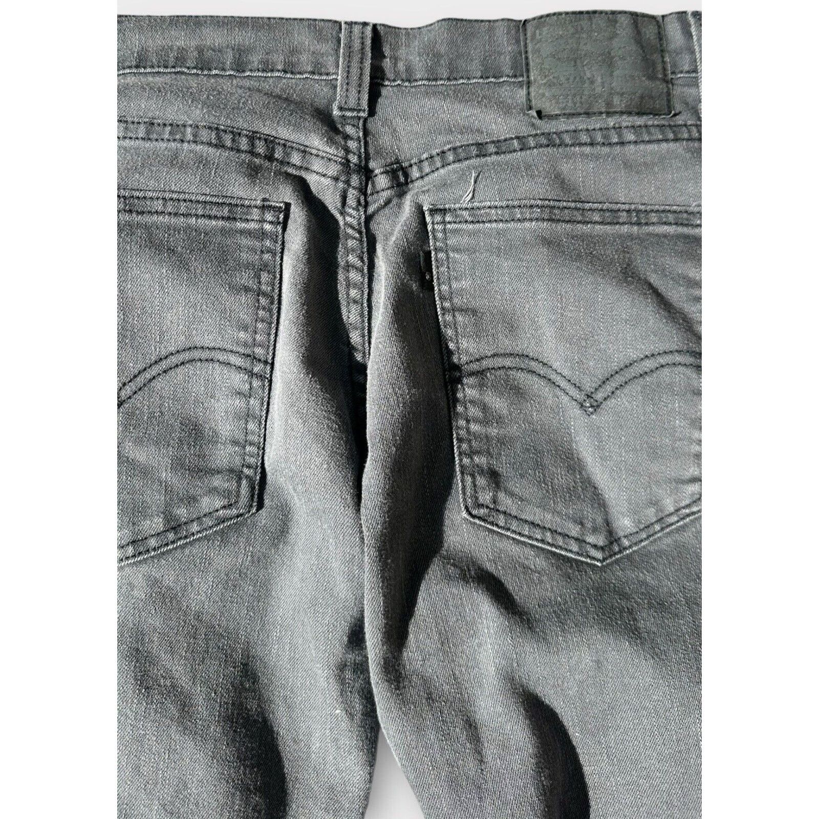 Levi's Levi’s 511 Dark Wash Jeans Black Label Tab Slim Fit 32x34 Size US 32 / EU 48 - 11 Thumbnail