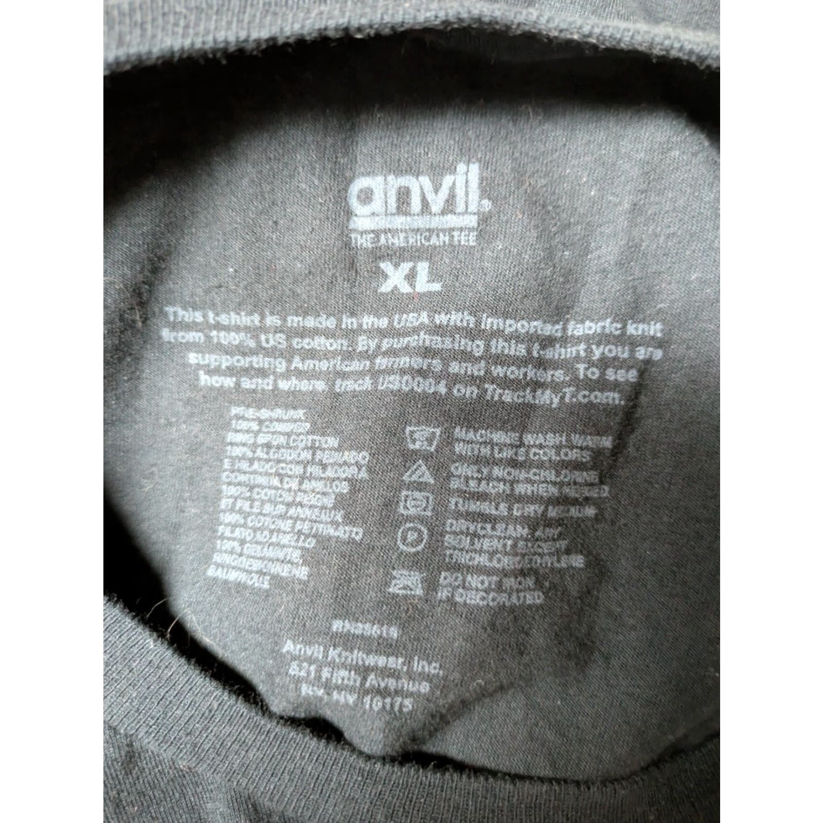 Anvil VINTAGE Grand Funk Railroad T Shirt XL Black Anvil 100% Cotton Short Sleeve Crew Neck Mens Rock Band 70s Graphic Tee Signed Concert Tour Size US XL / EU 56 / 4 - 4 Thumbnail