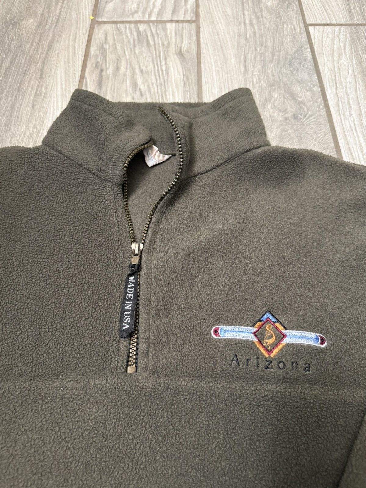 Vintage Vintage Polar Graphics Men’s Pullover 1/4 Zip Made In USA Size US XL / EU 56 / 4 - 2 Thumbnail