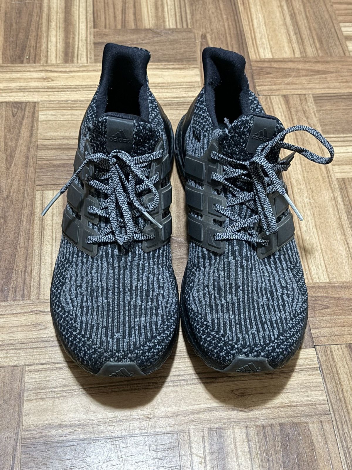 Adidas Adidas Ultra Boost 3.0 Black Silver Size US 11.5 / EU 44-45 - 3 Thumbnail