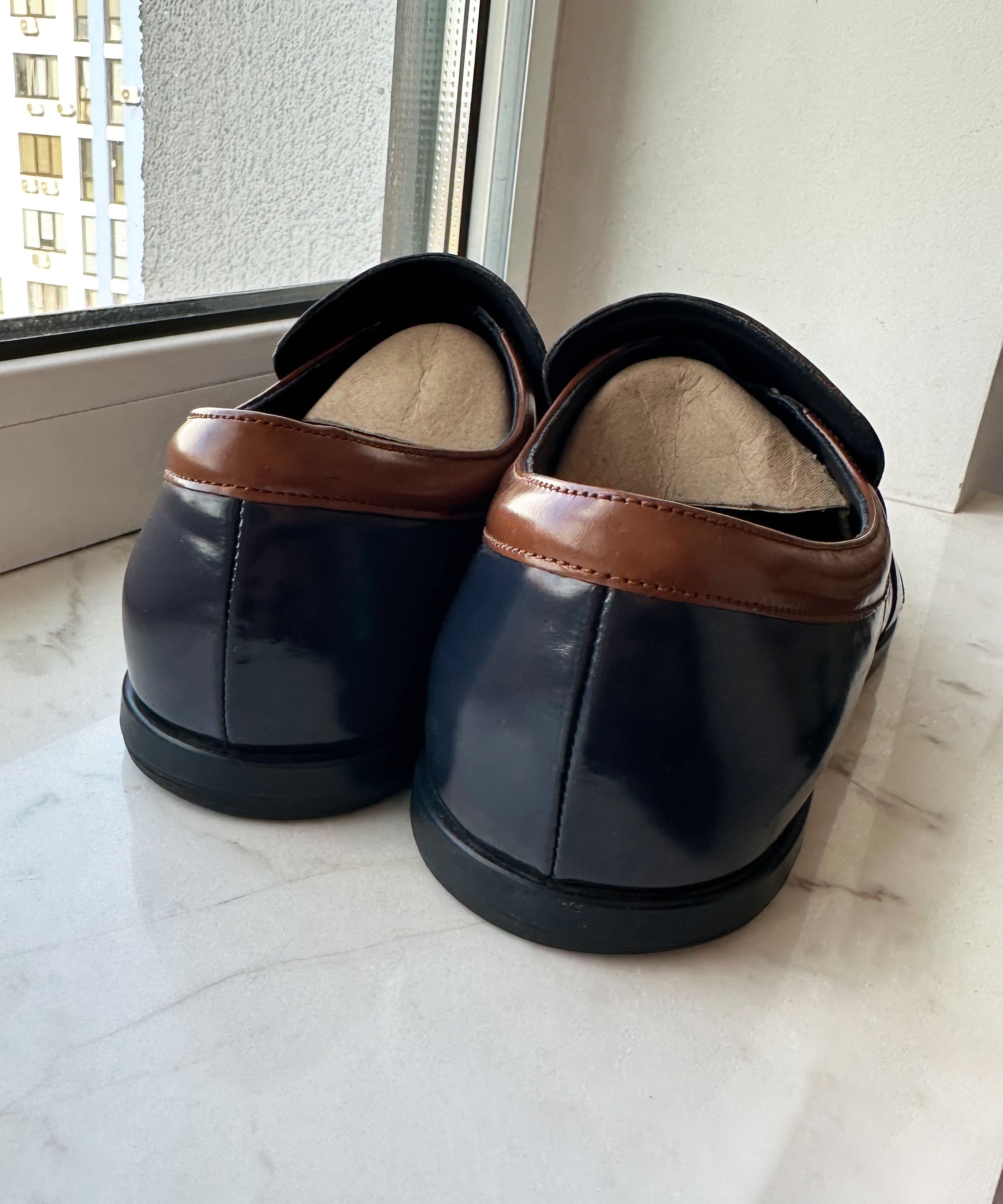 Prada PRADA Shoes Two Toned Square Toe Loafers Blue Sneakers Size US 8.5 / EU 41-42 - 7 Thumbnail